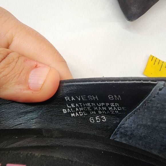 Steven by Steve Madden Size 8 Ravesh Black Suede Pumps W/Bow 4.25" Heel - Picture 7 of 9